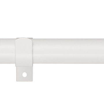 Inspire curtain rod kit d28 white extendable from 160cm - 300cm (includes brackets and finals) 