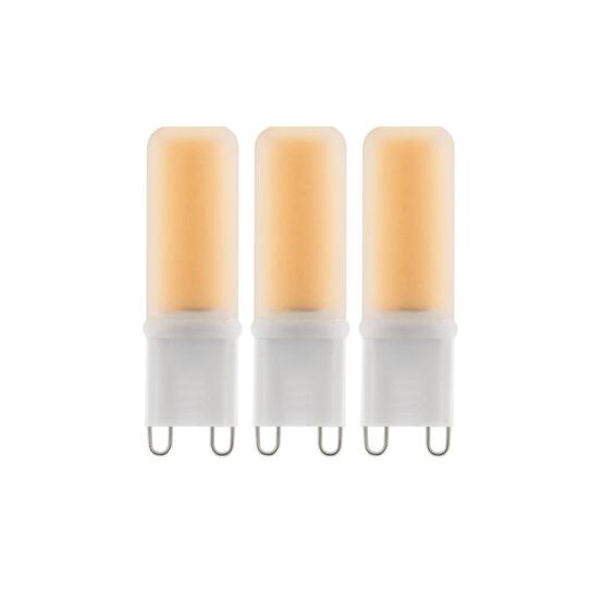 Set 3 led filament bulb g9 2.2w 250lm cool white 25000h cb lexman