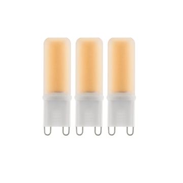 Set 3 led filament bulb g9 2.2w 250lm cool white 25000h cb lexman