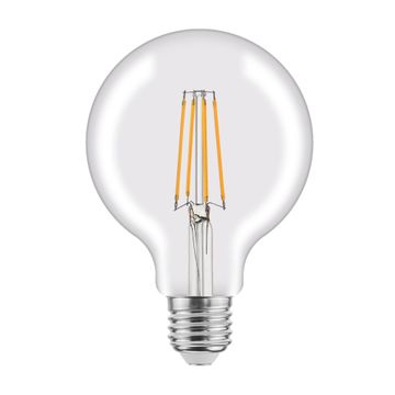 Lexman new23-led filament light  bulb g95 e275.9w cool white clear