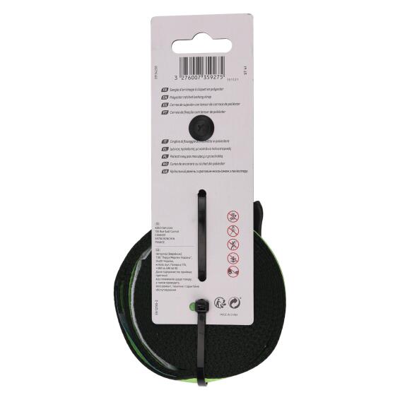 Straps with ratchet Standers 25mmx500cm 400kg 1 piece