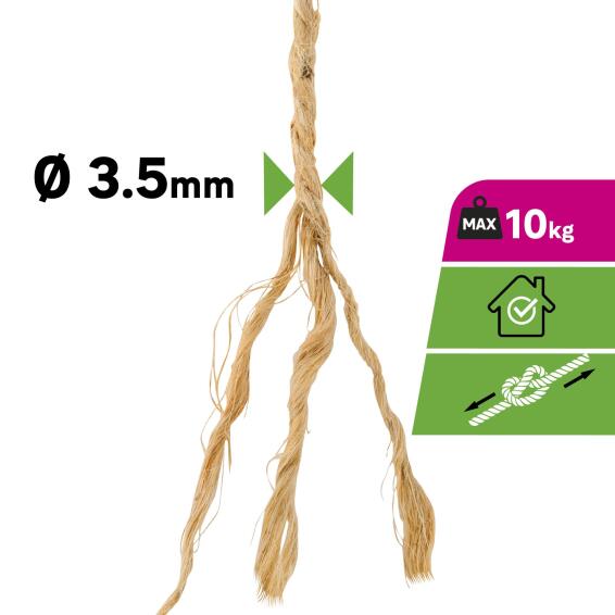 JUTE THREAD TH26 D3.5MM L100M