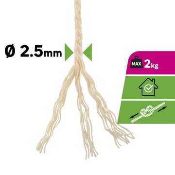 THREAD COTTONTH7 D2.5MM L30M
