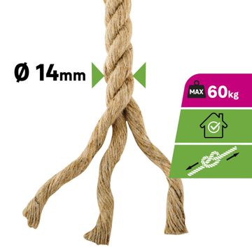 JUTE ROPE TH26 D14MM L10M