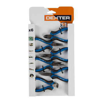 Set of 6 mini pliers DEXTER