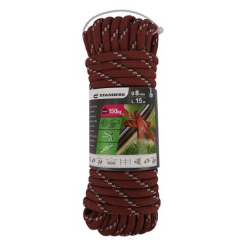 ROPE BRAIDED FIBER RO42 PP RED D8MML15M