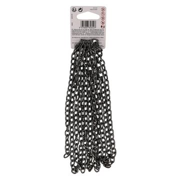 CH52 STEEL CHAIN NON WELDED 5KG D2MM L 25M BLACK