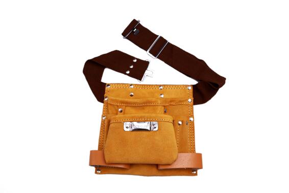 6 pocket tool pouch with belt