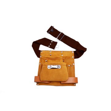 6 pocket tool pouch with belt
