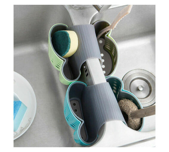 Fine Living Kitchen Sink Caddy Double Fresh Aqua D14Xh14Cm