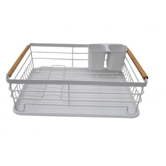  Fine Living Kitchen Masimo Dish Drying Rack Matte White