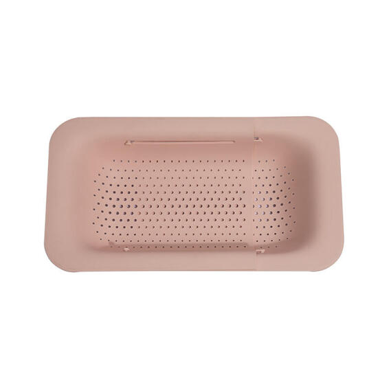 Fine Living Kitchen Expandable Sink Rinse And Drying Rack Pink D36Xh10Cm