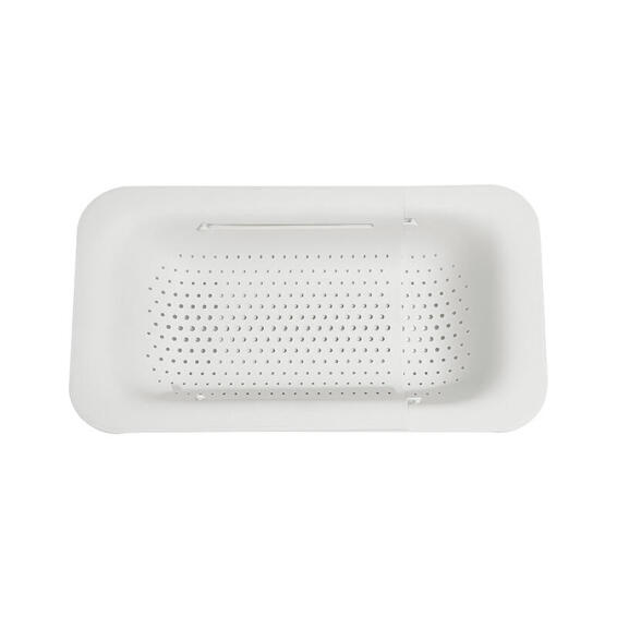 Fine Living Kitchen Expandable Sink Drying Rack White D36Xh10Cm