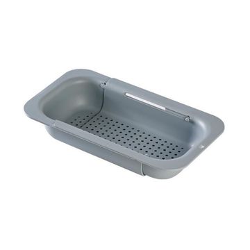 Fine Living Kitchen Expandable Sink Rinse And Drying Rack Grey D36Xh10Cm