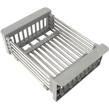 Fine Living Kitchen Extended Sink Drying Basket Grey D30Xh10Cm