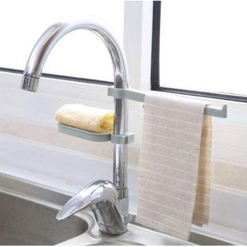 Kitchen Fine Living Towel Sponge Holder Blue