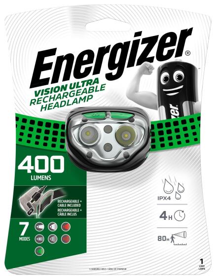 VISION ULTRA RECHARGEABLE HEADLIGHT L400