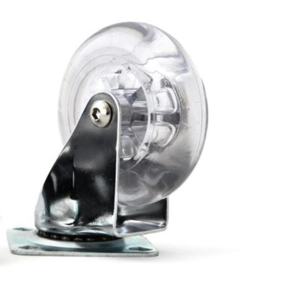 Castor  poly without brake FIT 50mm clear