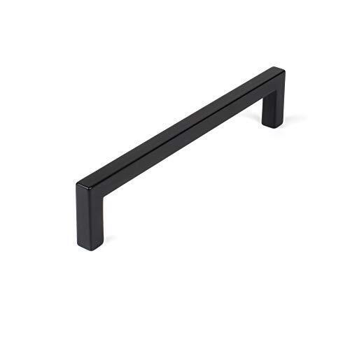  Pull handle squared hollow FIT 12mm x 192mm black
