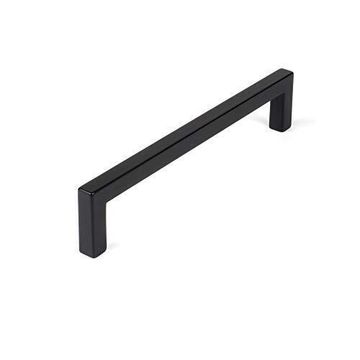  Pull handle squared hollow FIT 12mm x 192mm black
