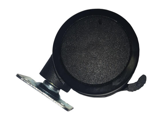 Castor poly with brake FIT 50mm black