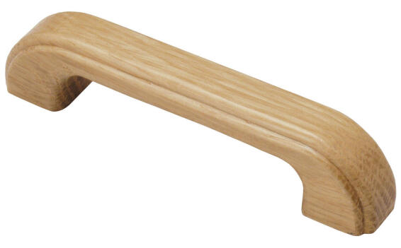 Pull handle ridge FIT 96mm oak lacquered 