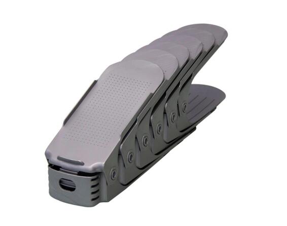 Shoe Organizer Grey Set Of 6 W10xD25x8cm