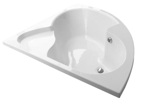 Bath Corner Thena 1350 Drop-In White