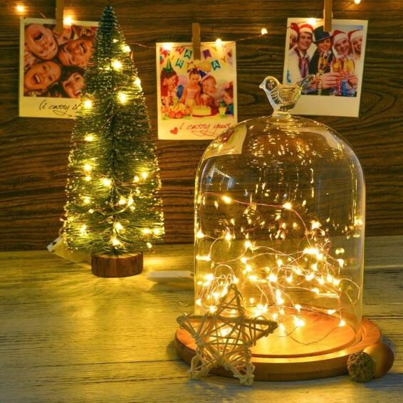 Litehouse 10m 100 LED Copper Wire Fairy Lights - Warm White