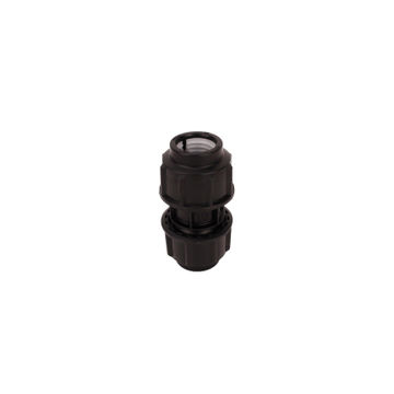 Straight coupler polyware 25mm x 25mm