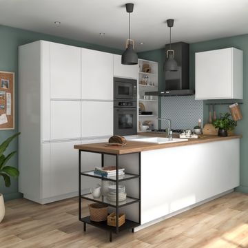 Delinia Kitchen Spinner Right Angle Tokyo Wht Mat L9Cm X H77Cmnew