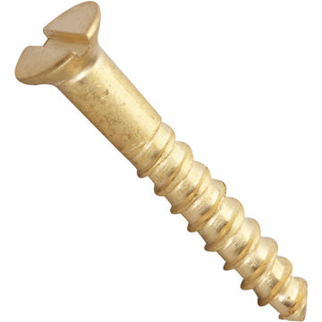Wood screws flat countersunk slot 2.5x16mm 30pc standers