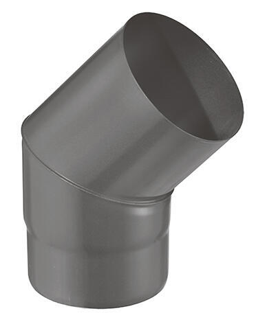 45 Elbow Enamelled 0.7 Matt  Black125