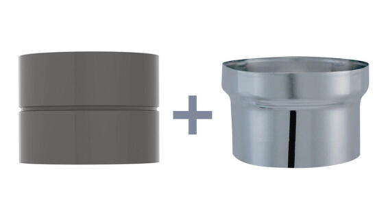 Nozzle Handle FF  Enamel Black 125 Bistre