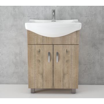 Bathroom Cabinet and Basin Free Standing Brookhill 550mm