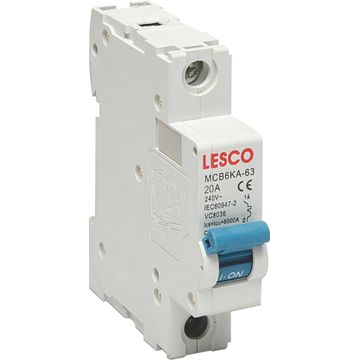 Lesco Circuit Breaker 20A 5 Pack