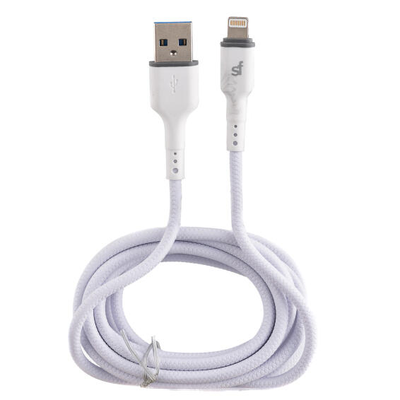 CABLE 2.4A LIGHTNING 2M WHITE