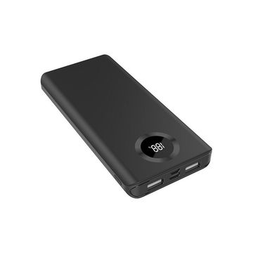 POWER BANK 12000 MAH LCD BLACK