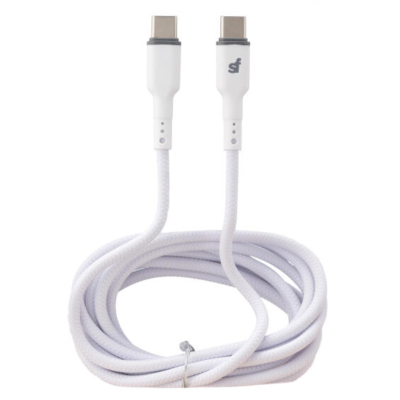 CABLE USB C TO USB C WHITE