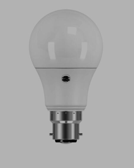 led light bulb 6.5w B22 cool white day/night sensor