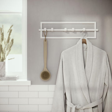 Umbra cubiko 5 hooks white