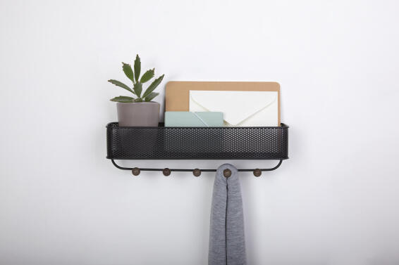 Umbra estique organizer 5 hooks black