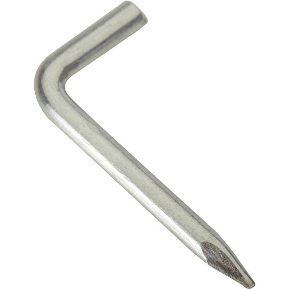 Square hook pin zinc plated 2.5x25mm 25pc standers