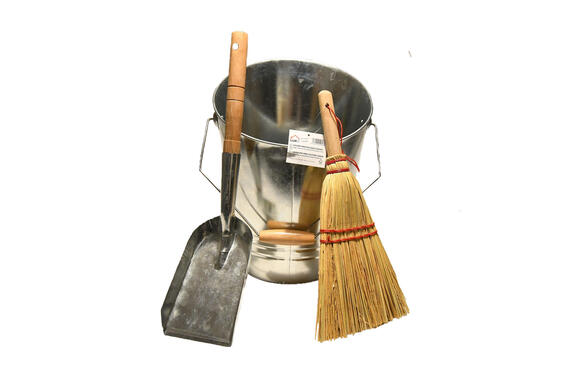 Luko  Kit  Bucket Shovel Brush  Silver 