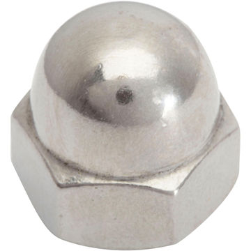 Dome nuts stainless steel 10mm 2pc standers