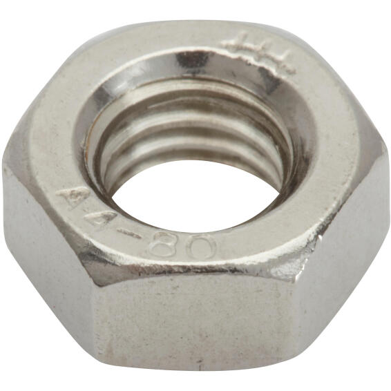 Hexagon nuts stainless steel 6mm 30pc standers