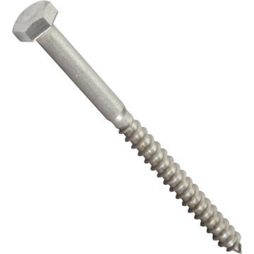 LAG SCREW HEX HEAD 6X80 4P STST A4