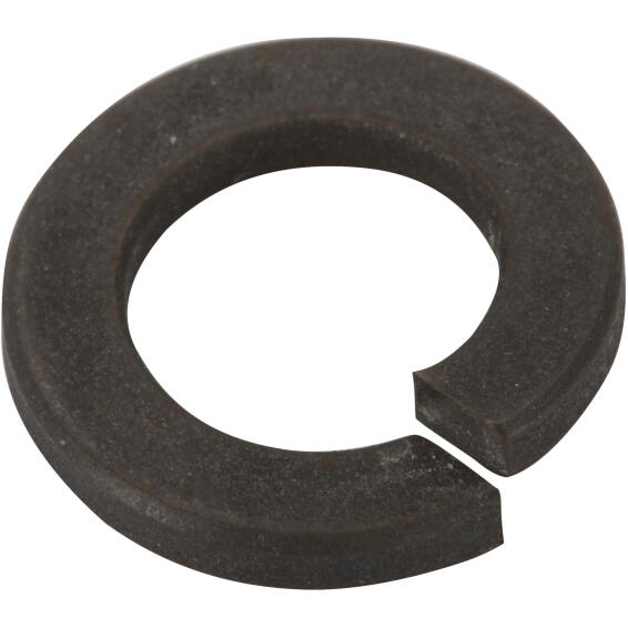 Spring washers one-way zinc plated black D7mm 35pc standers