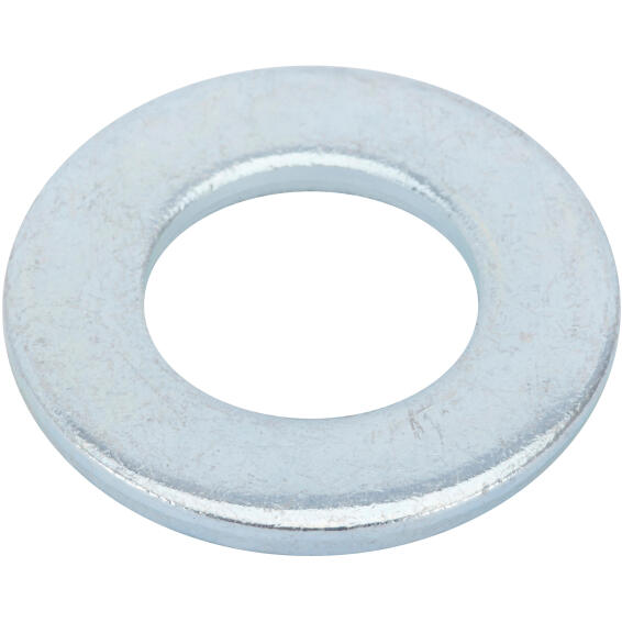 Flat washer medium middle zinc plated D18mm 2pc standers