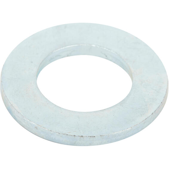 Flat washer narrow middle zinc plated D18mm 6pc standers